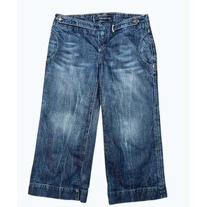 Citizens Of Humanity Jerome Dahan Low Rise Womens Denim Cropped Pants Size 27